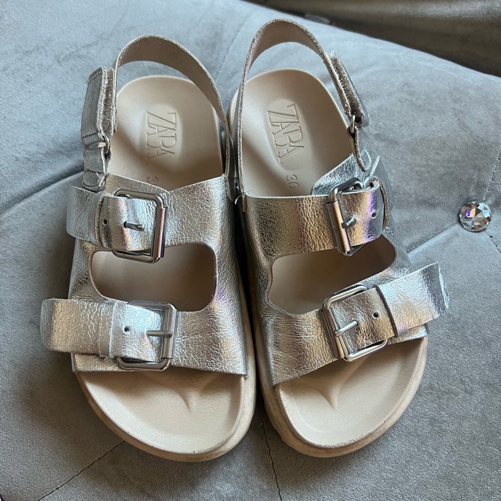 Zara buckled sandals size 30 (12 US). Great condition!
